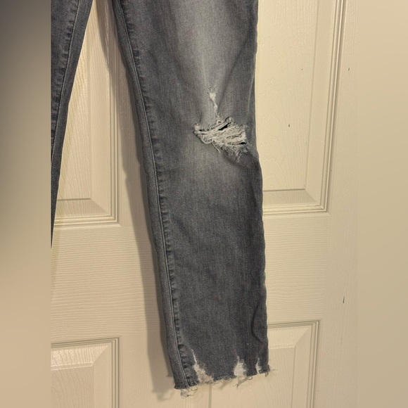 Joe's Dalila Mid Rise Distressed Straight Ankle Jeans - Picture 3 of 10